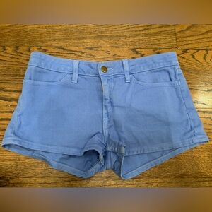 American Apparel Denim High-Waisted Shorts Blue Size 26